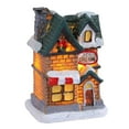 thumbnail image 2 of LED Glowing Christmas Cottage,Christmas Decorations Resin Snow Village Desktop Ornament with Warm White Light, Night Light for Holiday Decor, Shelf Table Display, and Festive Home Centerpiece, 2 of 4