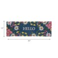 thumbnail image 2 of Coir Door Mat Floral Hello 10"X30", 2 of 3