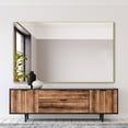 NeuType 51" x 32" Gold Modern Full Length Mirror