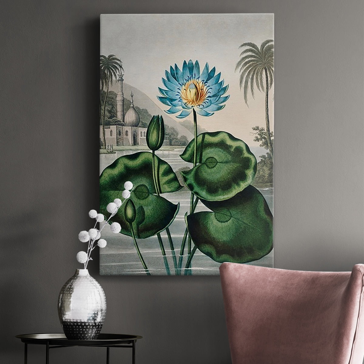 Temple of Flora IX Premium Gallery Wrapped Canvas - Ready to Hang
