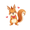 thumbnail image 6 of cartoon Squirrel Stickers Stickers, Waterproof Squirrel Stickers Sticker for Water Bottle Laptop Phone Cases Planner Skateboard Luggage Helmet Party Favor Decor, Ideal for Adults Teens Teacher Rewards, 6 of 9