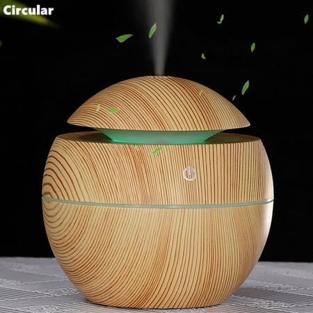 

Aroma Essential Oil Diffuser Ultrasonic Air Home Humidifier USB Mini Mist Maker Aroma Diffuser 130ML 7 Color LED Light Bedroom