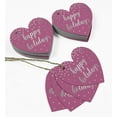 thumbnail image 5 of Inkdotpot 100 Pack Real Silver Foil Paper Tag Happy Holiday Favor Hang Tag, 5 of 8