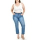 thumbnail image 4 of Jeans recto con strech /Tallas Extras, 3724 (Azul medio) azul 38, 4 of 6
