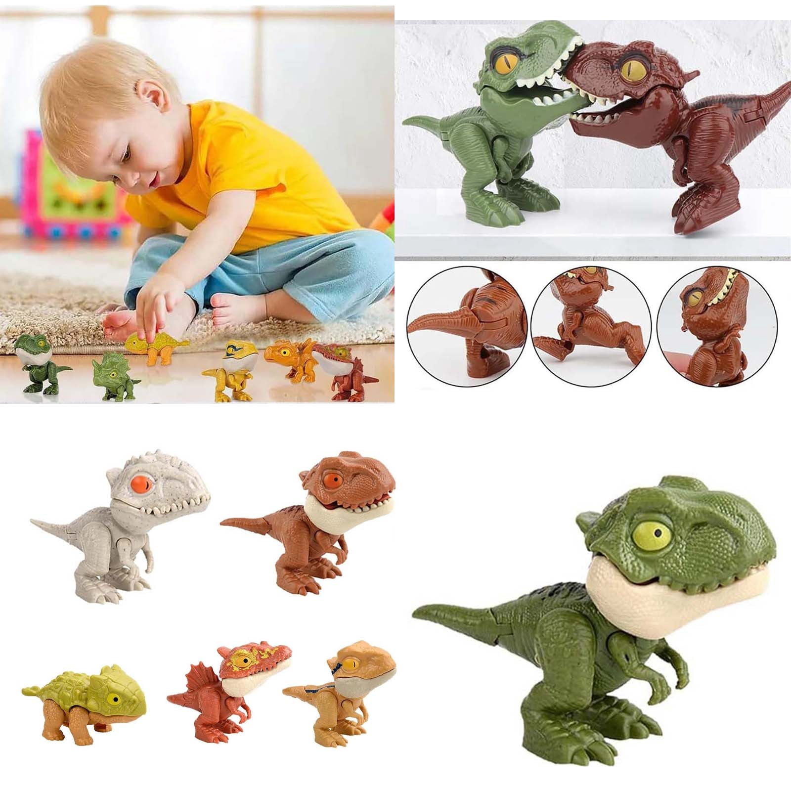 Peluche de dinosaure mignonne, T-Rex en peluche douce pour enfants, cadeau de di
