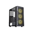 thumbnail image 6 of DIYPC S3-BK-ARGB Black USB3.0 Steel/ Tempered Glass ATX Mid Tower Gaming Computer Case w/ Tempered Glass Panel and 3 x ARGB LED Fans x Front (Pre-Installed), 6 of 20