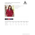 thumbnail image 2 of Colorado Clothing 9634 Women's Sport Fleece Full-Zip Jacket - Navy - X-Large, 2 of 2