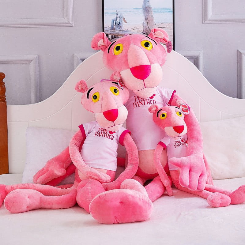 Naughty Pink Panther Plush Pillow To Sleep With Long Legs Naughty Tiger Side Sleeping Doll