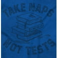 thumbnail image 2 of Funny Study Nerd Take Naps Not Tests Womens Fitted Plus Size Graphic Tee Brisco Brands 3X, 2 of 5