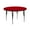 Red, variant on Flash Furniture Wren 42'' Round Grey Thermal Laminate Activity Table - Height Adjustable Short Legs