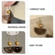 thumbnail image 3 of 1 par de pendientes para mujer, joyería para la oreja, forma de abanico, pendiente colgante, joyería para la oreja, 3 of 6