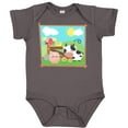 thumbnail image 3 of Inktastic Farm Animals with Cow, Chick and Pig Boys or Girls Baby Bodysuit, 3 of 5
