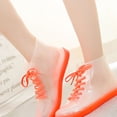 thumbnail image 3 of Botas de lluvia cortas para mujer,Botas de lluvia cortas Zapatos de lluvia transparentes Botas de lluvia cortas Rendimiento inigualable, 3 of 5