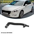 thumbnail image 3 of Manguera del radiador de Unique Bargains, manguera de calefacción del radiador, tubo de salida del radiador para Peugeot 508 2015-2017 No. 9807398080, tubo de refrigerante de goma negro 1 Pc, 3 of 6