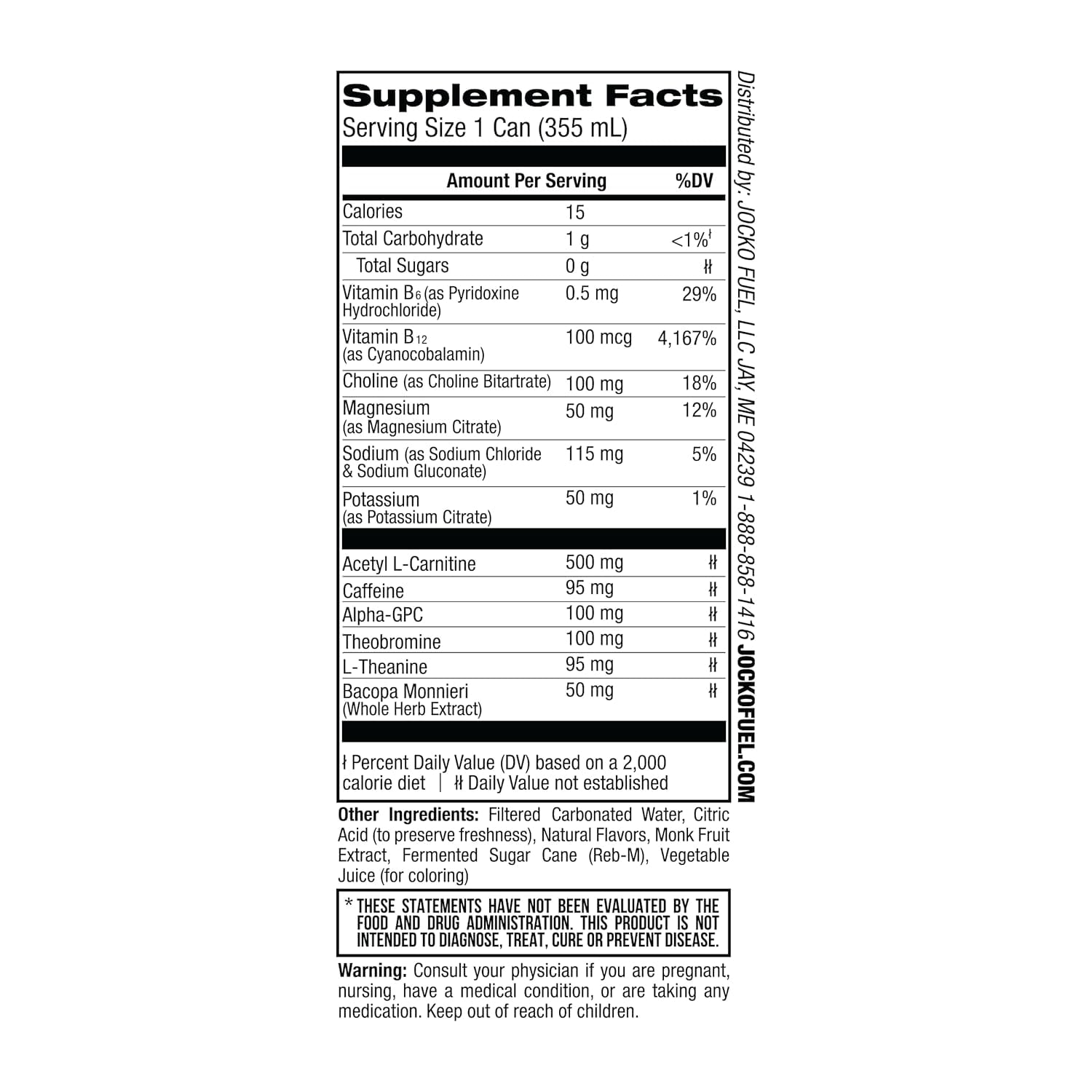 Jocko GO Energy Drink - KETO, Vitamin B12, Vitamin B6, Electrolytes - 12 Pack (Pink Lemonade)
