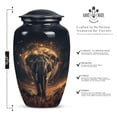 thumbnail image 2 of SUBSH Elephant Urn - Urnas para Cenizas Humanas Adultos - Urns for Human Ashes Adult Male Dad - Decorative Urns - Burial Urns for Ashes - Urns for Human Ashes Adult Female (10 inch Pack of 1), 2 of 2