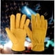 thumbnail image 4 of Guantes de trabajo de cuero Flex Grip Tough Cowhide Gardening Glove para cortar madera/construcción/conducción/jardín para hombres y mujeres 1 par, 4 of 5