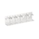 thumbnail image 2 of Estantería estética montada en la pared - Estante de plástico blanco para el lavabo del baño • 10,35x1,69x2,68 pulgadas, 2 of 6