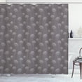 thumbnail image 1 of Ambesonne Taupe Shower Curtain, Chrysanthemum Flowers, 69"Wx84"L, Taupe, 1 of 3