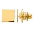 thumbnail image 1 of Barre d'Épingle à Cravate Carrée en Or Jaune 14k pour Hommes, 1 of 6
