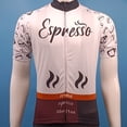 thumbnail image 4 of Serie Coffee Maillot de ciclismo para hombre, maillot de ciclismo de montaña, maillot de descenso, ropa de ciclismo de montaña de alta calidad Pro Team Tricota, 4 of 5
