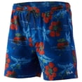 thumbnail image 1 of Huk Men's Floral Pier 5.5 Volley Sargasso Sea Medium Shorts, 1 of 2