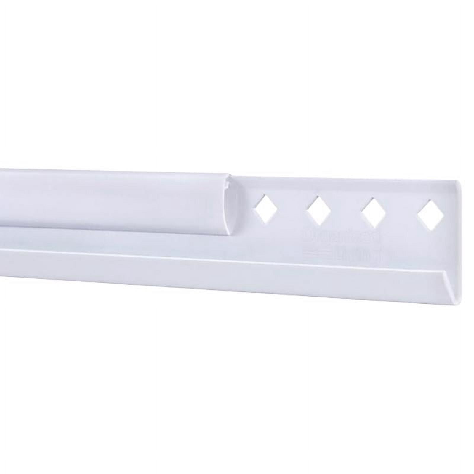 FreedomRail 24 In. White Horizontal Hanging Rail with Cover 7913452411