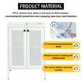 thumbnail image 5 of Juiluna 30 Inch/24 Inch Freestanding Bathroom Vanity with Gel Sink Bathroom Storage Cabinet Bathroom Accessories for Small Space, 5 of 9