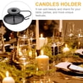 thumbnail image 3 of Iron Candle Holder Long Taper Candlestick Holder Home Centerpiece Decoration, 3 of 5