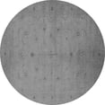 thumbnail image 1 of Ahgly Company Indoor Round Oriental Gray Industrial Area Rugs, 4' Round, 1 of 4