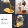 thumbnail image 2 of 1 paquete de filtro de café de acero inoxidable, gotero de café, soporte para filtro de té, soporte para estante (color dorado), 2 of 5