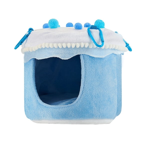 Cake Shape Bird Nest for Parrots Plush Sleep Bed Nest Birdcage House for Small Birds Hanging Hammock Bird Cage Decors