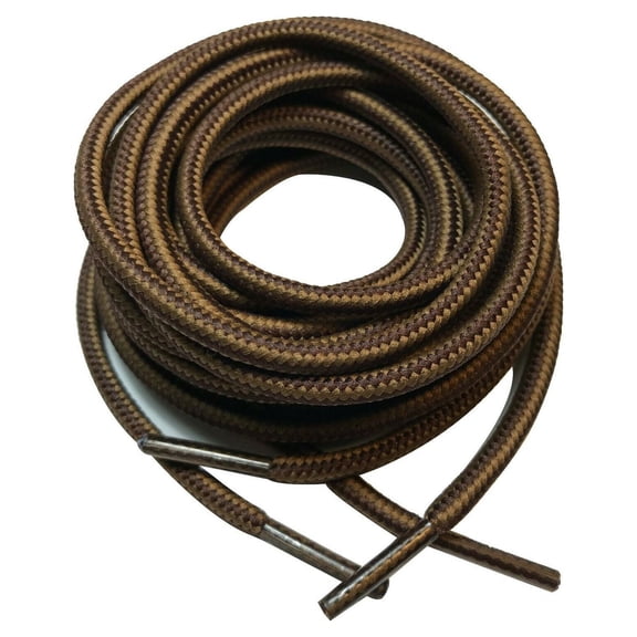 3 Pairs Heavy duty Round Strings Boot Laces Shoelaces for Military Hiking Motorcycle Boots Shoe 36 39 40 48 54 60 63 72 Inches
