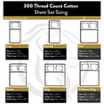 thumbnail image 3 of Superior 300 Thread Count Cotton Bed Sheet Set, Twin-XL, Mint, 3 of 4