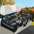 thumbnail image 2 of Yuyamidu Dragonfly Golf Cart Covers Flowers Club Car Seat Towel Fluffy Flannel Golf Cart Seat Blanket Easy to Clean, 2 of 8