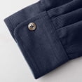 thumbnail image 6 of Chiccall Vintage Corduroy Shirts for Men Casual Colorblock Lapel Button Down Long Sleeve Shirts with Pocket, 6 of 8