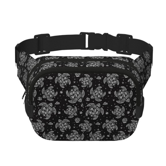 Easygdp Turtle Fanny Packs for Women Men, Belt Bag, Fashion Crossbody Bags, for Workout/Running/Hiking