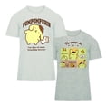 thumbnail image 1 of Pack de 2 Playeras para Niña, con Estampados de Pompompurin y Frases Multicolor Talla 14, 1 of 7