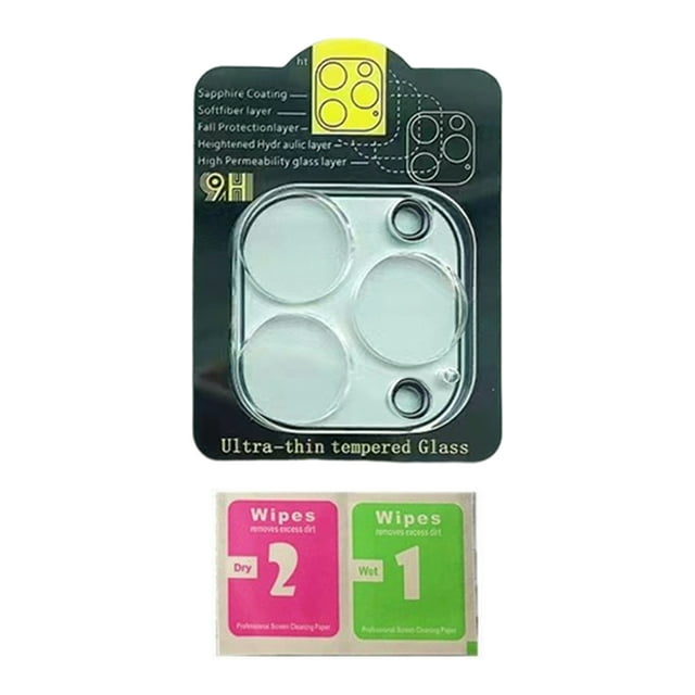 Trayknick Lens Tempered Glass 3D Glass Highly Clear Anti-scratch Shockproof Impact Resistant Ultra-thin Phone Camera Lens Protective Film for iPhone 14 13 12 Pro Max Mini