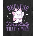 thumbnail image 3 of Disney - The Aristocats - Because Im A Lady - Girls Fitted Short Sleeve Graphic T-Shirt, 3 of 5