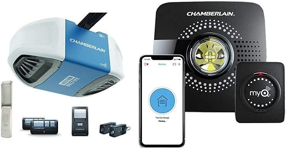 Chamberlain Group B550 Drive Garage, Myq Wireless Wifi Enabled Smart Garage Door Opener