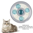 thumbnail image 6 of M Buder Pet Slow Food Bowl Multifunctional Leak Proof ABS Slow Feeder Dog Bowl for Cat and Hamster, Interactive Puzzle Dish, Light Gray, 11 inches / 28 cm, 6 of 9