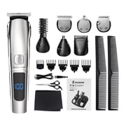 Jahy2Tech 15-Piece Multi-Functional Grooming Kit With LED Display and Rechargeable Clipper