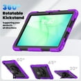 thumbnail image 2 of Rugged Case for Samsung Galaxy Tab A11+ SM-X230 2025/A9+ Plus SM-X210 11", with Build in Screen Protector Hand Strap Shoulder Strap Rotating Kickstand Shockproof Case Cover Galaxy Tab A11+ Plus/A9+, 2 of 7