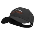 thumbnail image 2 of I'd Rather Be Betting Embroidered Big Size High Profile Twill Cap - Black XL-3XL, 2 of 5