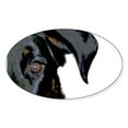 thumbnail image 1 of CafePress - Beauceron Graphic Sticker - Sticker (Oval), 1 of 1