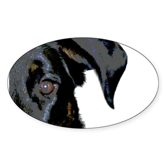CafePress - Beauceron Graphic Sticker - Sticker (Oval)