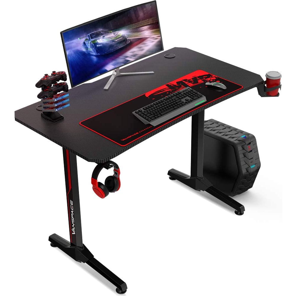 Vanspace 44 Inch Ergonomic Gaming  Desk  with Gaming  Mouse 