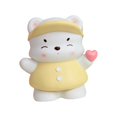 thumbnail image 4 of Hucha para niños, estatuilla de oso, artesanías decorativas coleccionables de escritorio, decoración delicada para el hogar, hucha, tarro de regalo de con corazón, 4 of 8