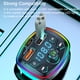 thumbnail image 4 of Reproductor de música MP3 para coche BT5.0 Transmisor FM Receptor de radio dual, 4 of 8